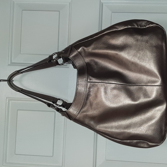 🛍Coach Bag- Beautiful❣Bronze with Chrome Hardware - Picture 10 of 16